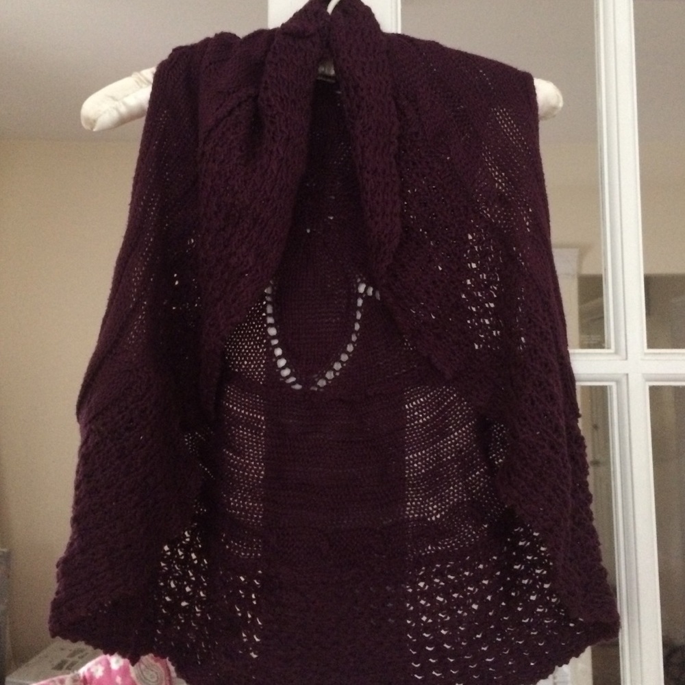 No sleeve sweater vest